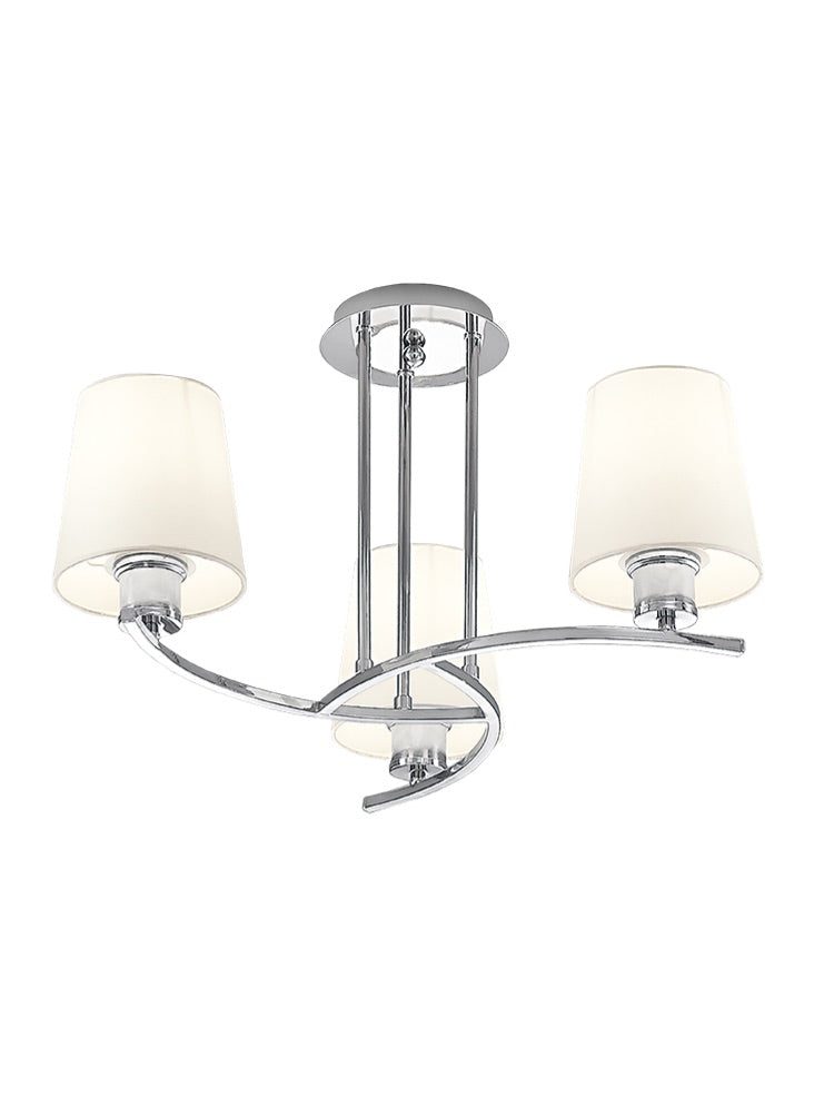 Franklite Hexx 3lt Fitting. Chrome, Up