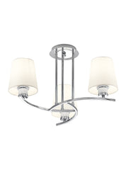 Franklite Hexx 3lt Fitting. Chrome, Up