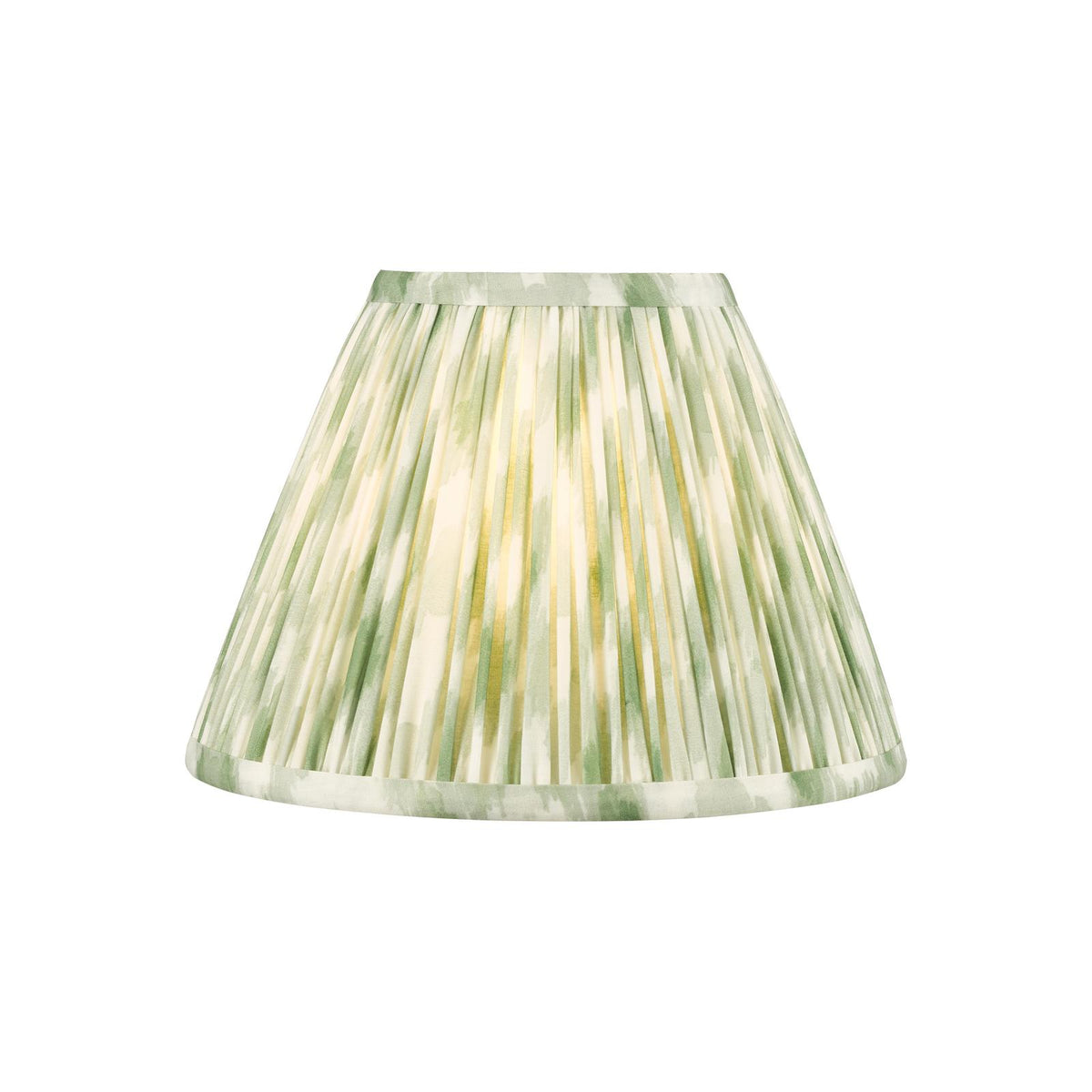 Ikat Green Cotton Empire Shade 25cm
