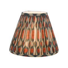 Ikat Red Cotton Empire Shade 30cm