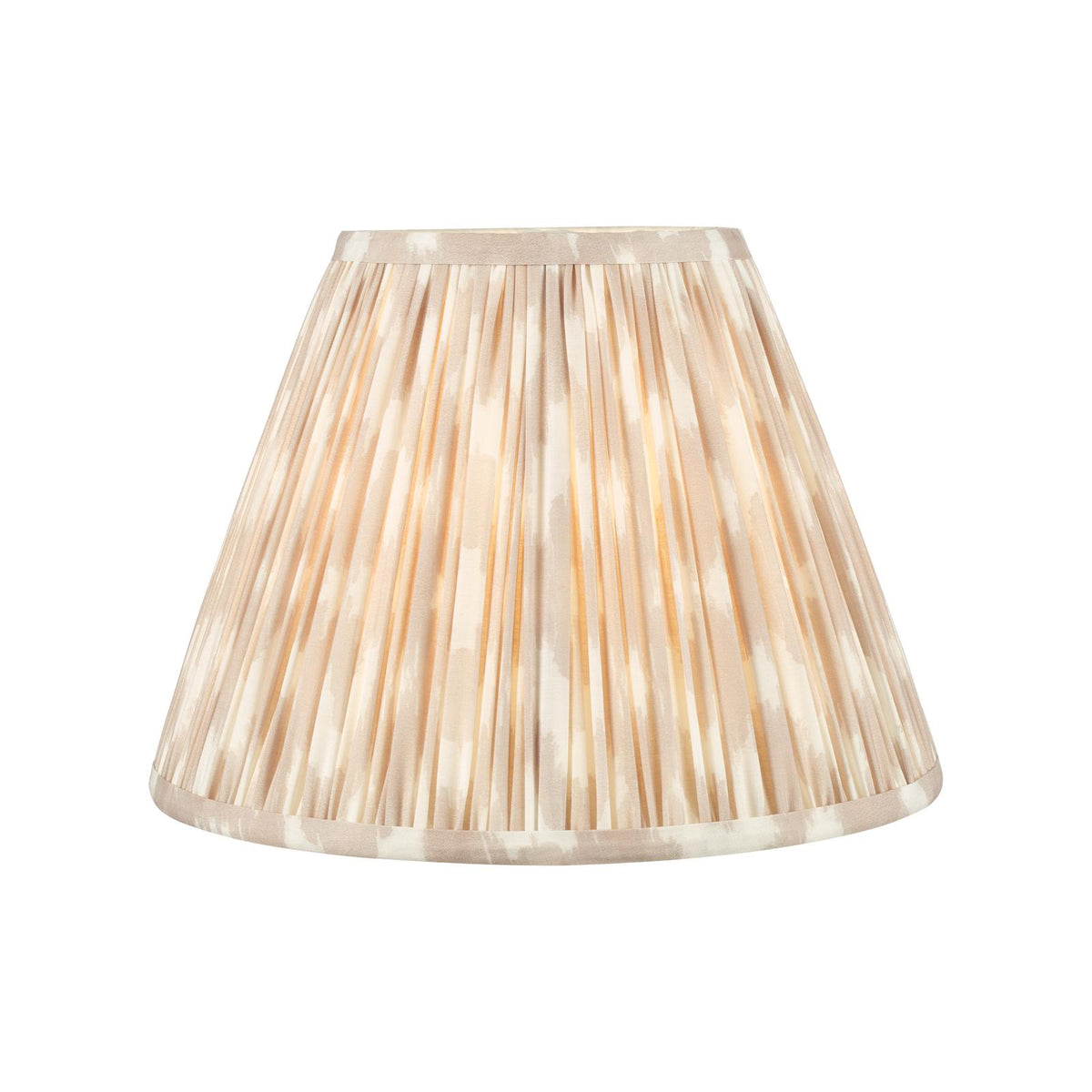 Ikat Taupe Cotton Empire Shade 30cm