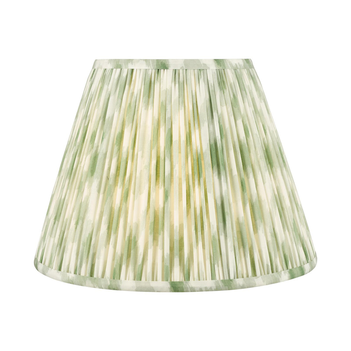 Ikat Green Cotton Empire Shade 35cm