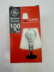 General Electric Smaller 100w Classic Clear BC Pack of 10