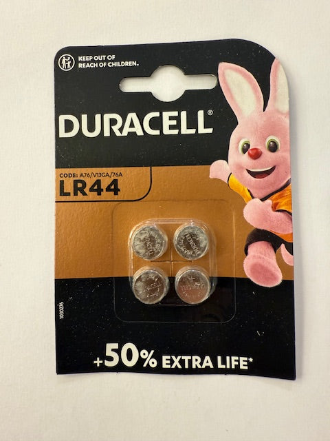 Duracell LR44 Battery 4 Pack