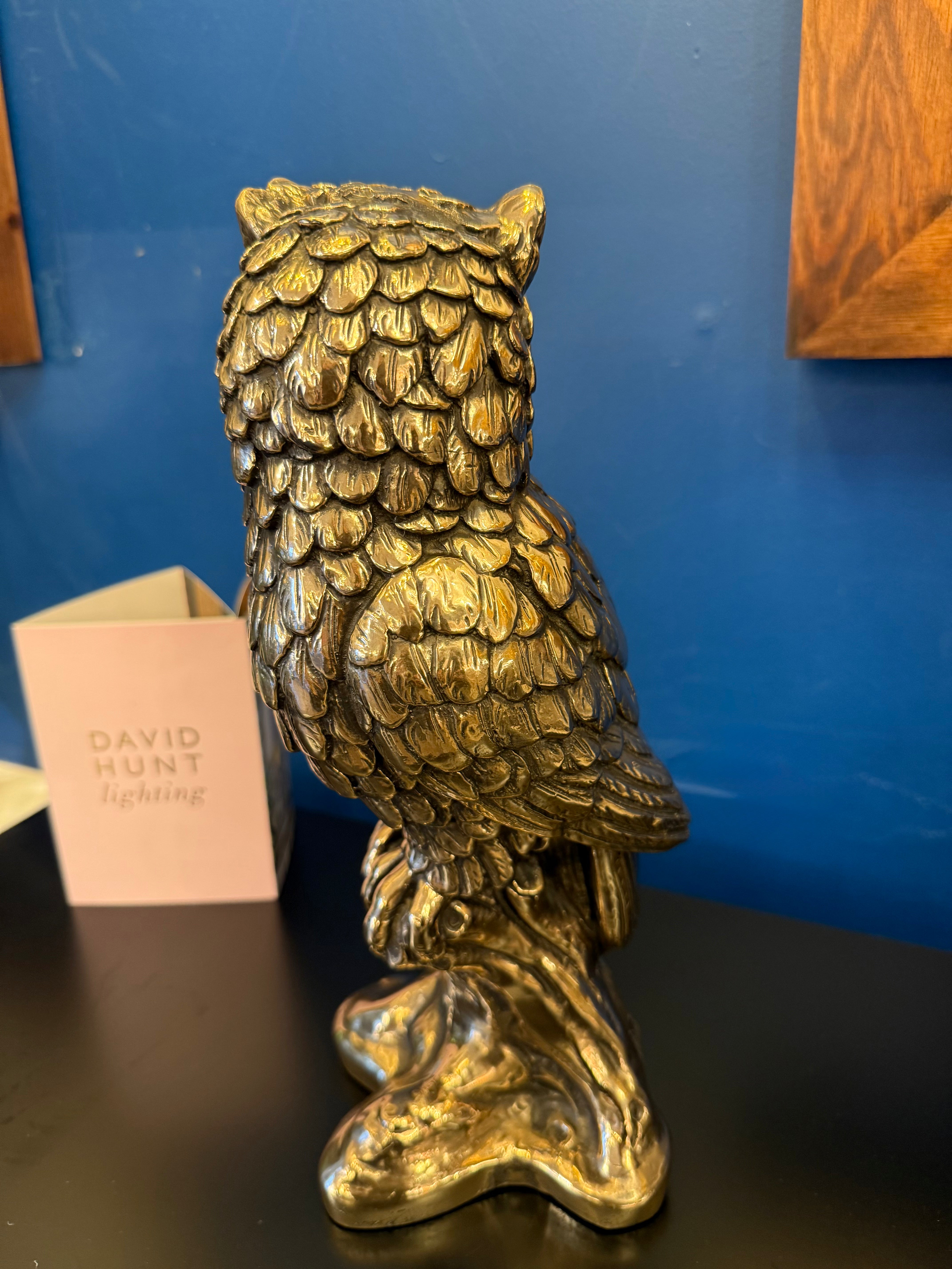 Taweny Owl Sculpture David Hunt Lighting