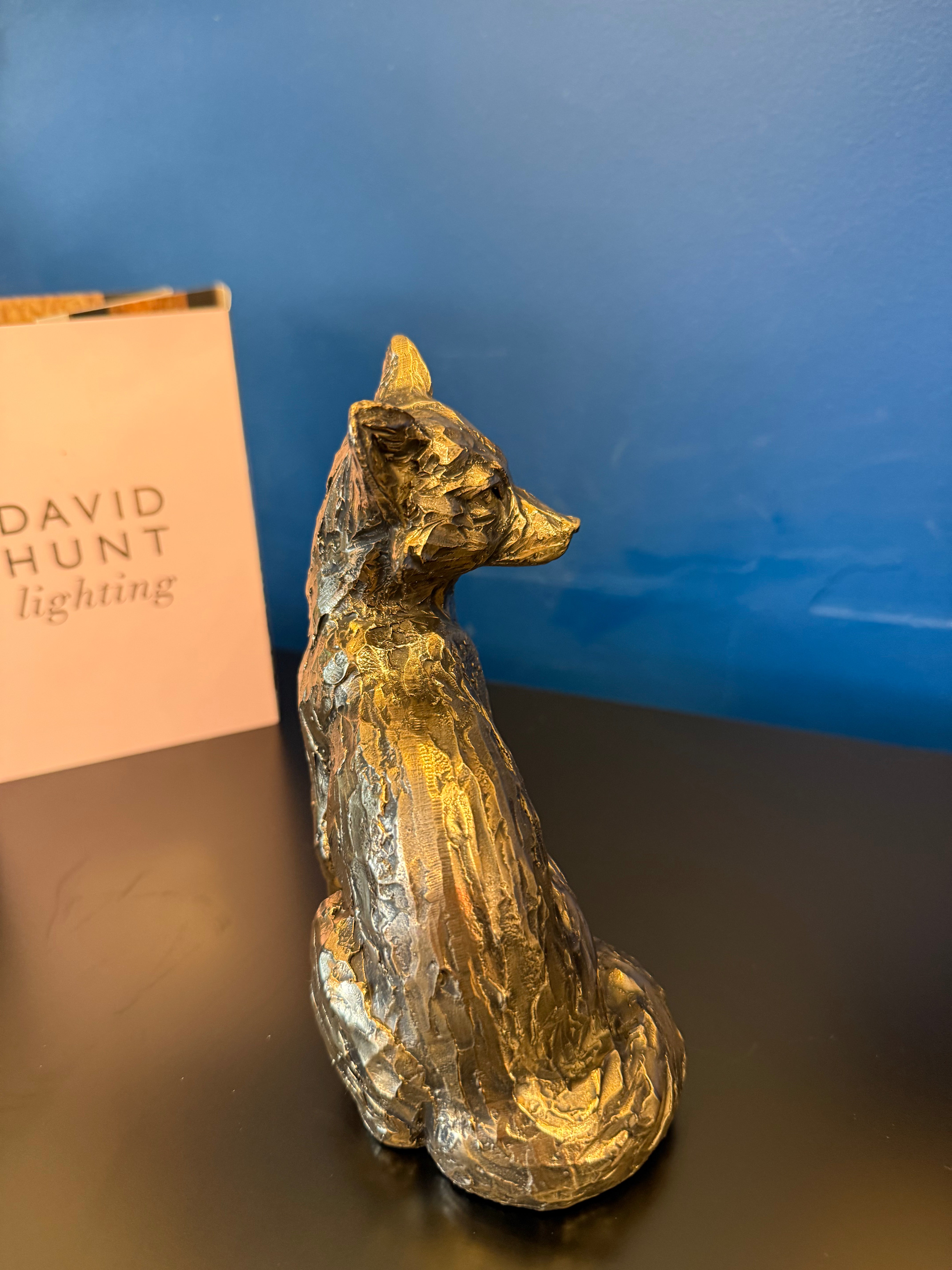 Fox Bronze Sculpture David Hunt Lighting