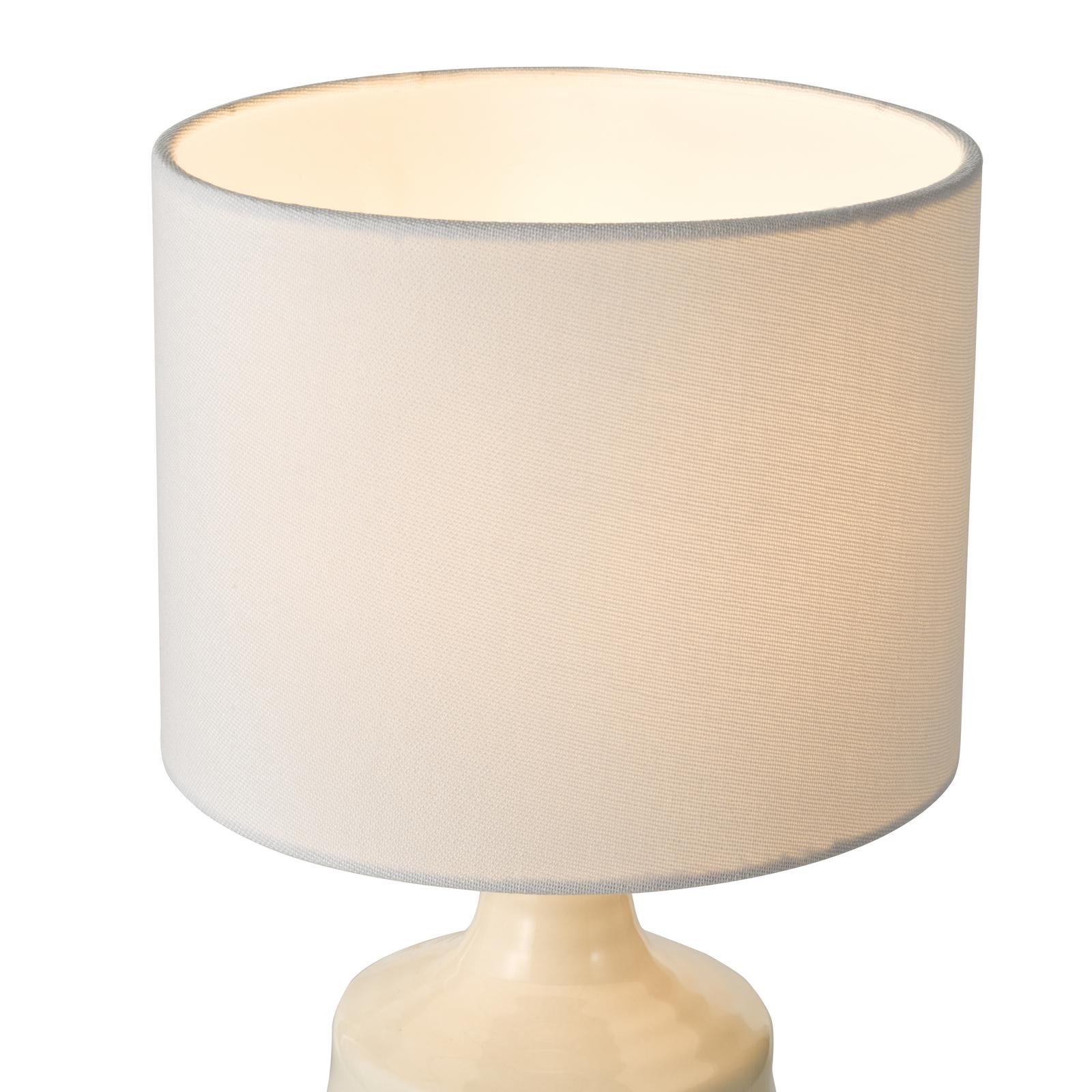 Inci Twin Pack Table Lamp Cream With Shade