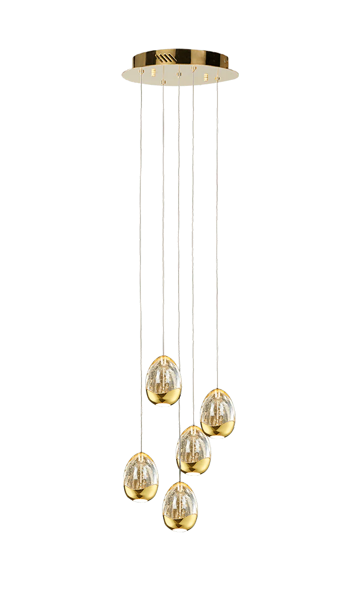  Illuminati Terrene 5 Light Gold Ex Display collection