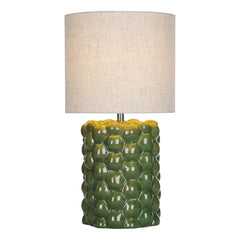 Jayden Table Lamp Green Reactive Glaze With Shade