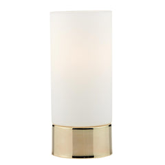 Jot Touch Table Lamp Gold Opal Glass