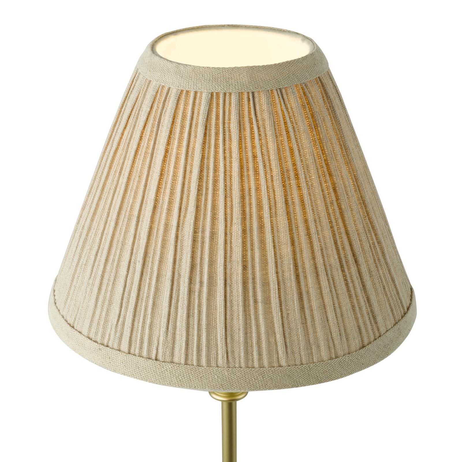 Judy Table Lamp Satin Gold With Shade
