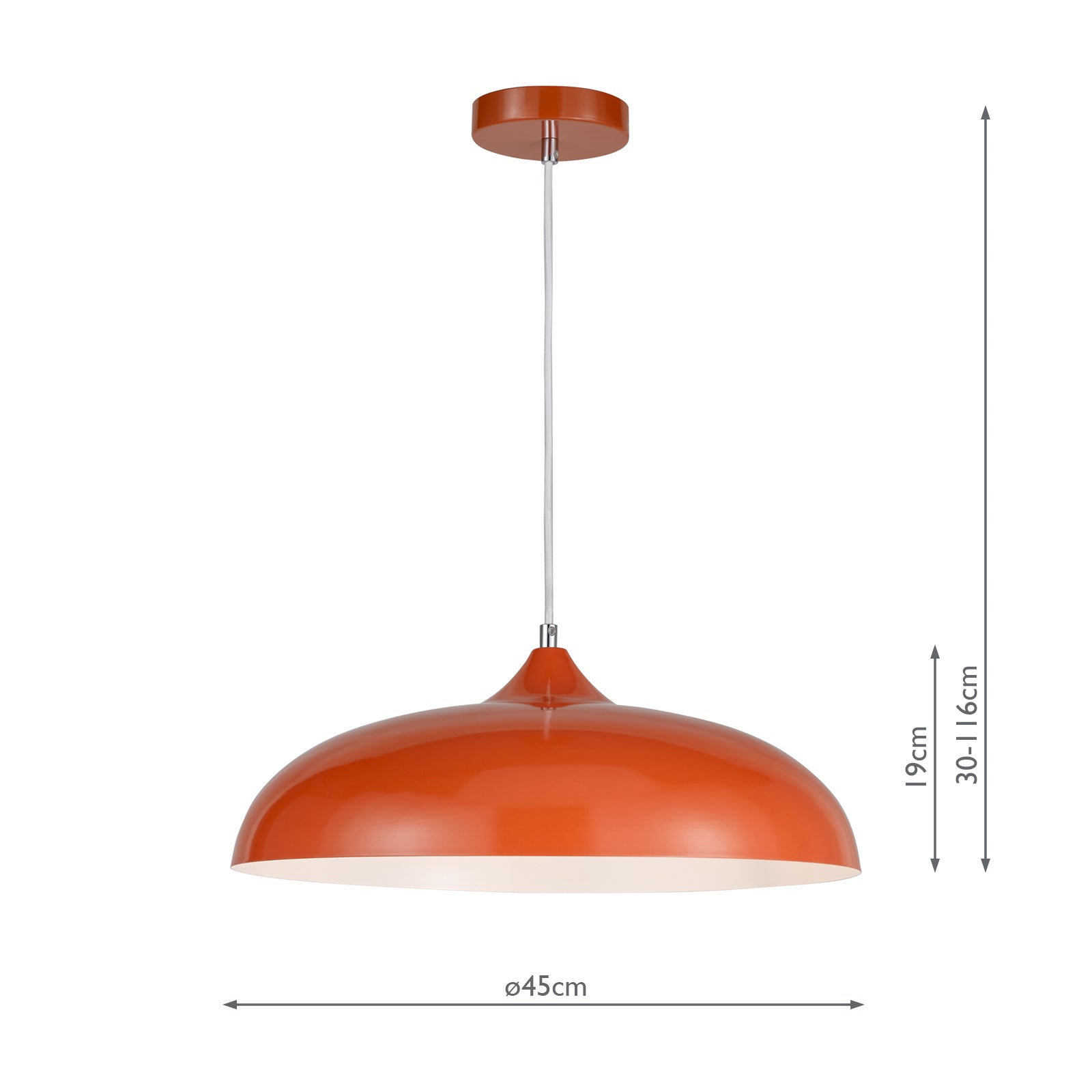 Kaelan Pendant Orange