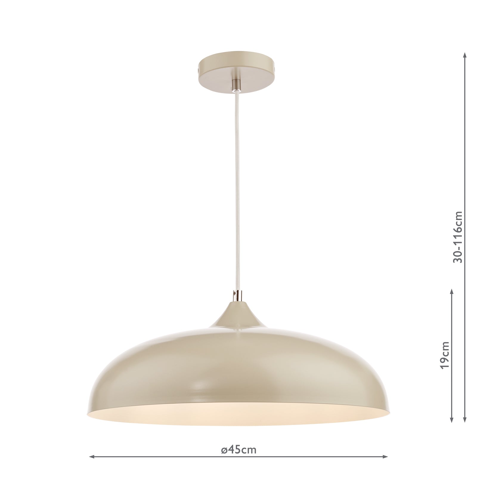 Kaelan Pendant Taupe