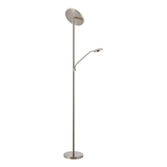Kamika Mother & Child Floor Lamp Satin Chrome LED