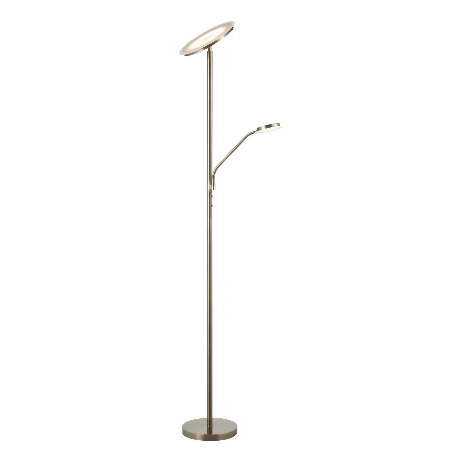 Kamika Mother & Child Floor Lamp Antique Brass LED