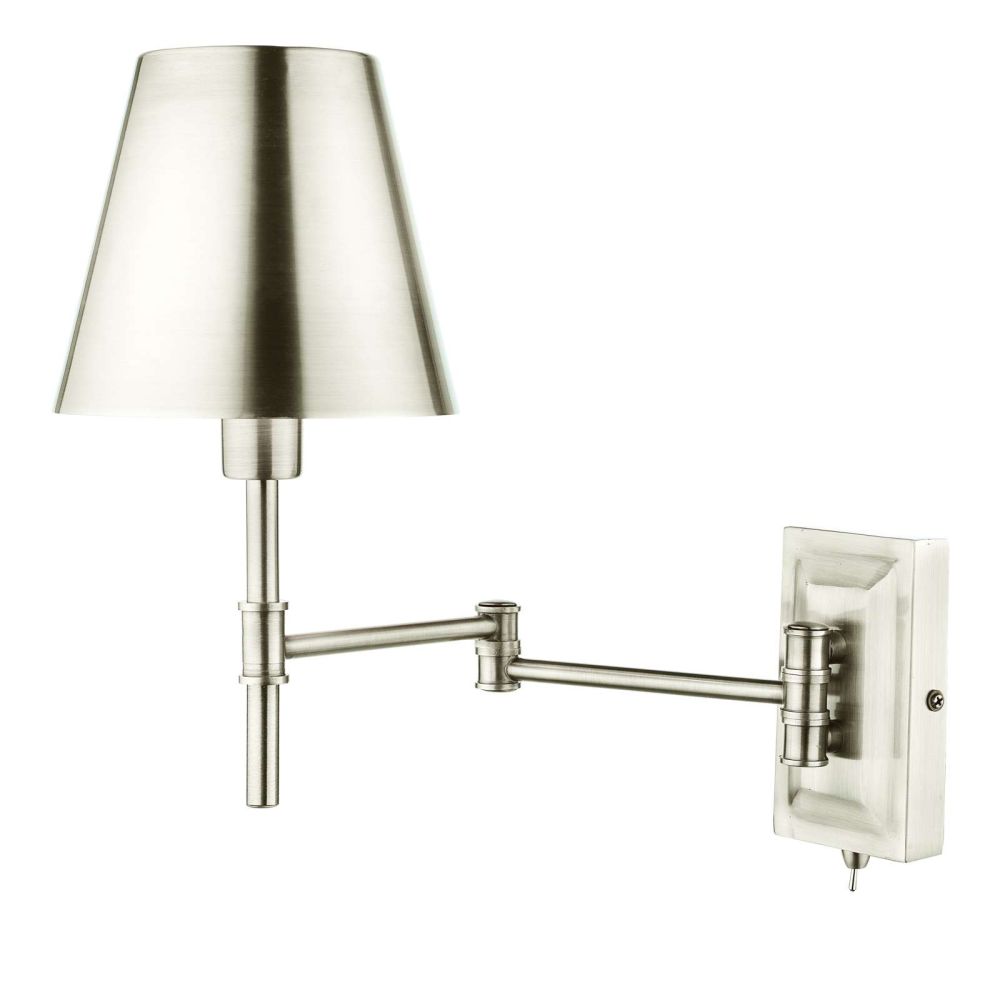 Kensignton 1 Arm Wall Light Polished Nickel