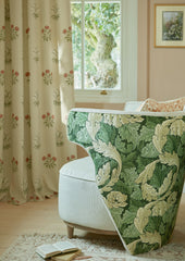 William Morris at Home Fabric Acanthus Velvet Nettle