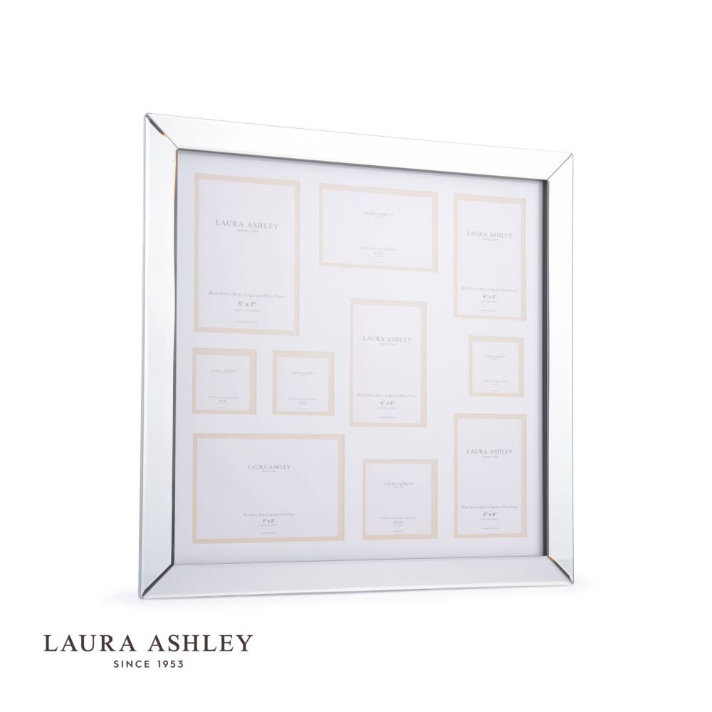 Laura Ashley Block Photo Frame With 10 Apertures