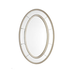 Laura Ashley Nolton Oval Mirror Distressed Glass 90 X 60cm