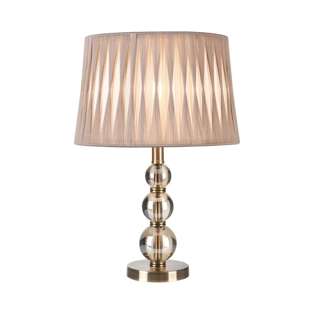 Laura Ashley Selby Grand Table Lamp Small Ant Brass Glass Ball Base Only