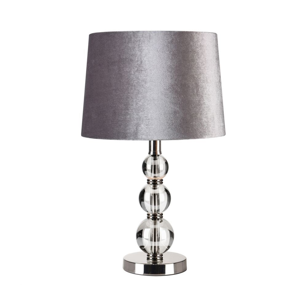 Laura Ashley Selby Grand Table Lamp Small Nickel Glass Ball Base Only