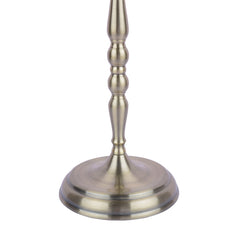 Laura Ashley Corey Antique Brass Candlestick Floor Lamp