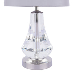Laura Ashley Humby Touch Table Lamp Clear Glass