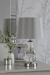 Laura Ashley Humby Touch Table Lamp Clear Glass