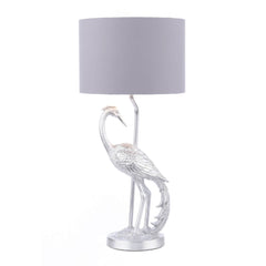 Laura Ashley Tregaron Table Lamp Silver