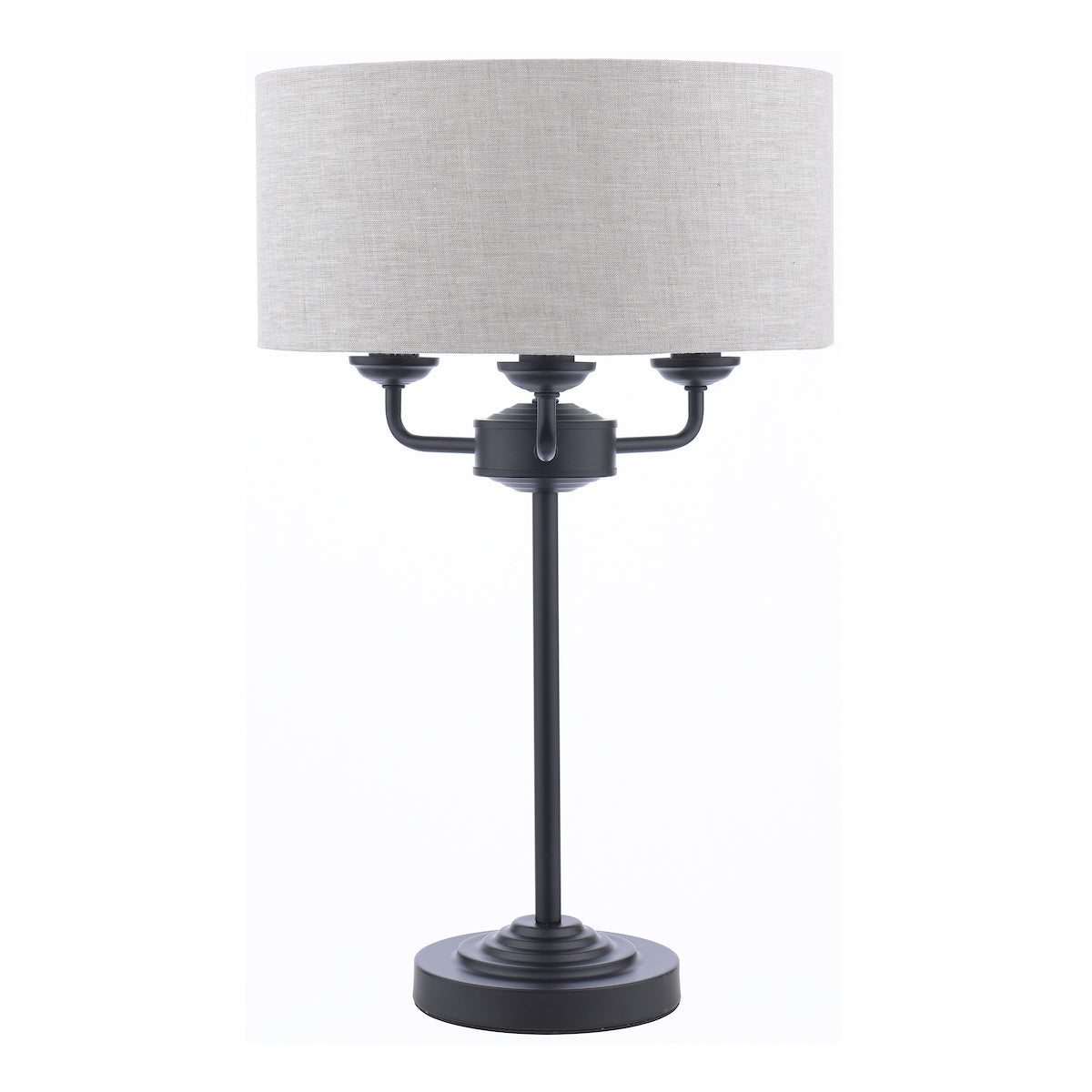 Laura Ashley Sorrento Table Lamp 3 Light Black