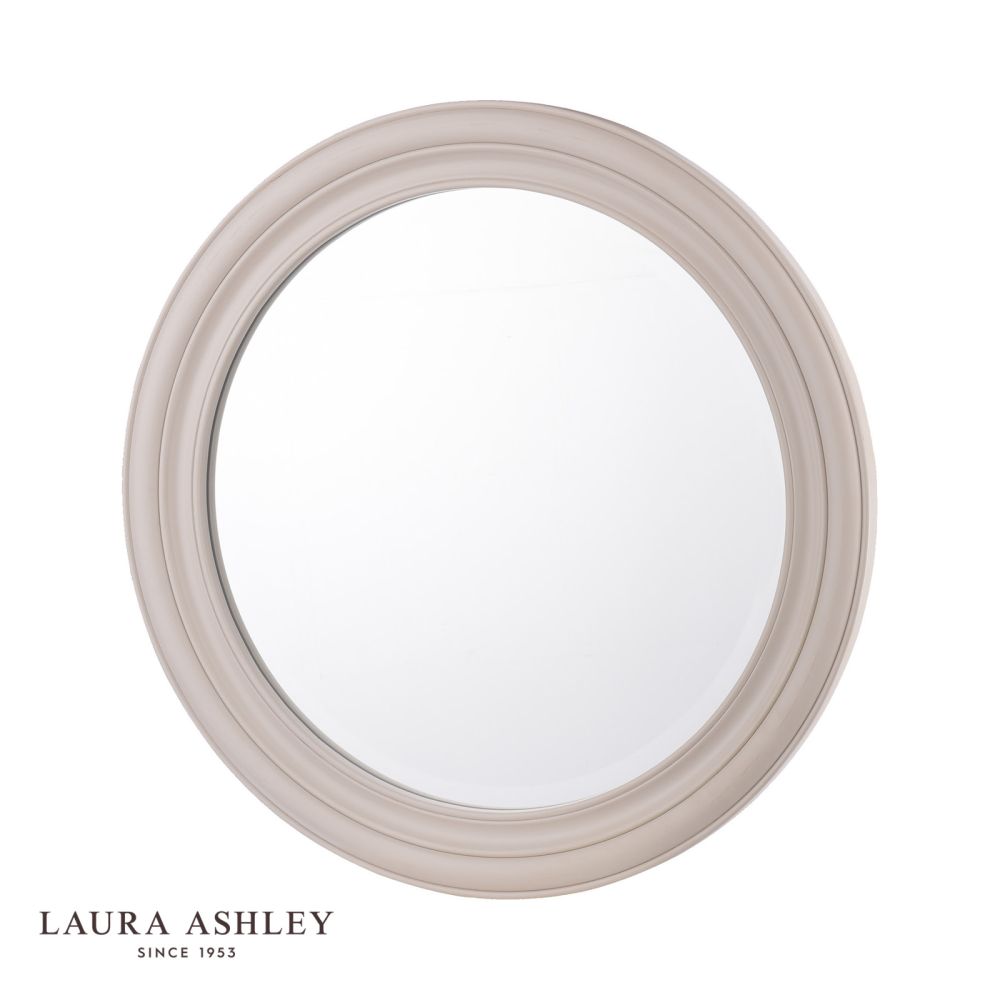 Laura Ashley Tate Mirror Distressed Wood 60 X 60cm