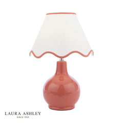 Laura Ashley Bramhope Table Lamp Terracotta  Ceramic With Shade