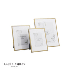 Laura Ashley Alisa Photo Frame Matt Gold (Set of 3)