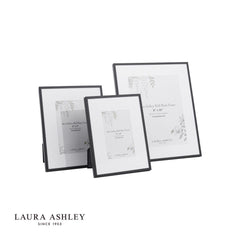 Laura Ashley Alisa Photo Frame Matt Black (Set of 3)