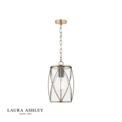 Laura Ashley Beckworth Lantern Antique Brass