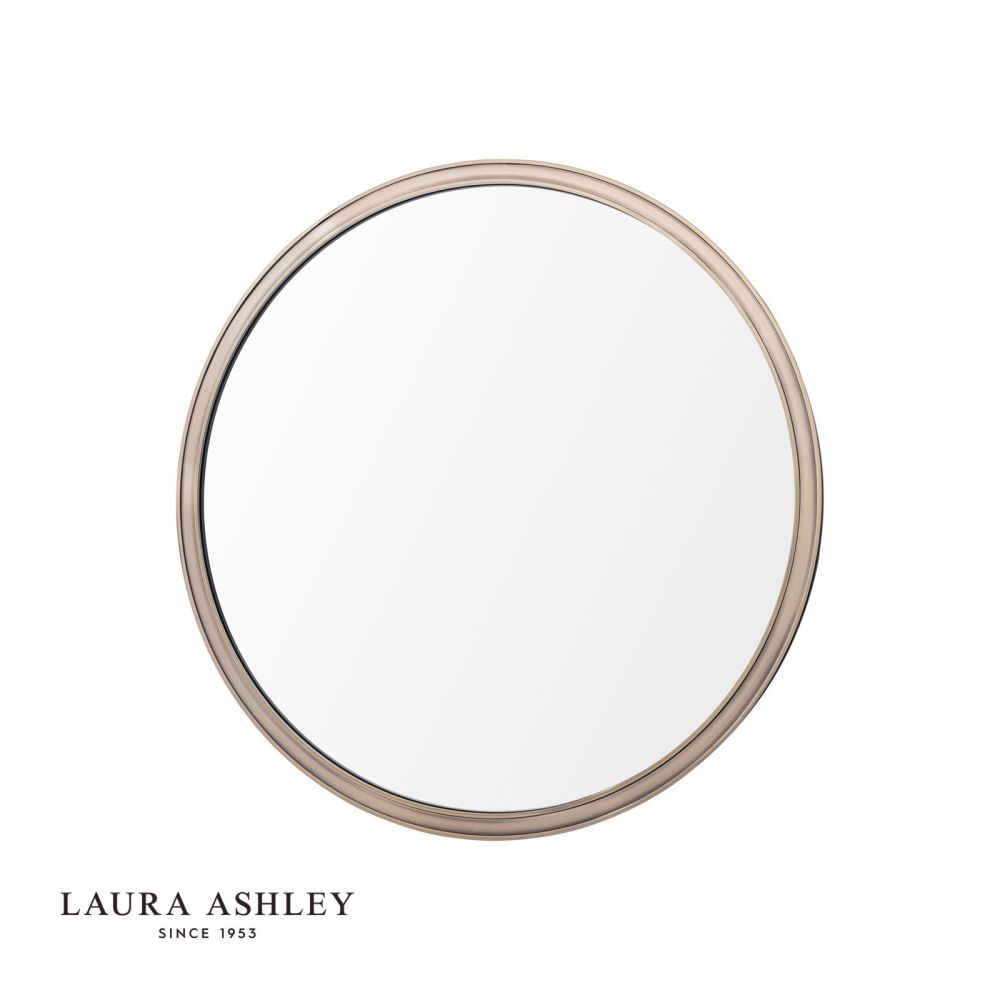 Laura Ashley Harrington Mirror Antique Brass 60 x 60cm