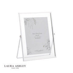 Laura Ashley Moira Photo Frame Silver and Glass 5 x 7