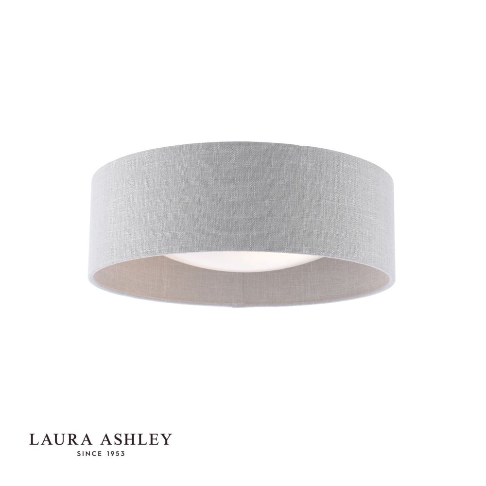 Laura Ashley Bacall 2lt Flush Natural Shade