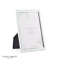 Laura Ashley Steynton Photo Frame Silver Plated with Pale Blue Frame 5x7 inch