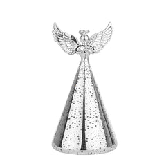 Laura Ashley Silver Tone Ornament Pre Lit