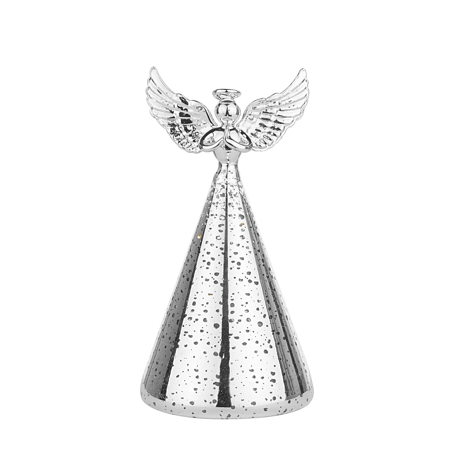 Laura Ashley Silver Tone Ornament Pre Lit