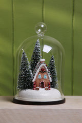 Laura Ashley Gingerbread House lit Cloche