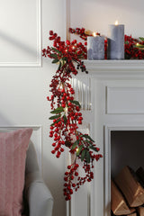 Laura Ashley Bell Garland Pre Lit 180cm