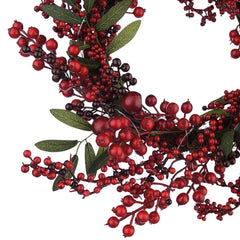 Laura Ashley Red Berry Wreath Pre Lit