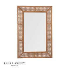 Laura Ashley Bayden Mirror Rattan 91 X 61cm
