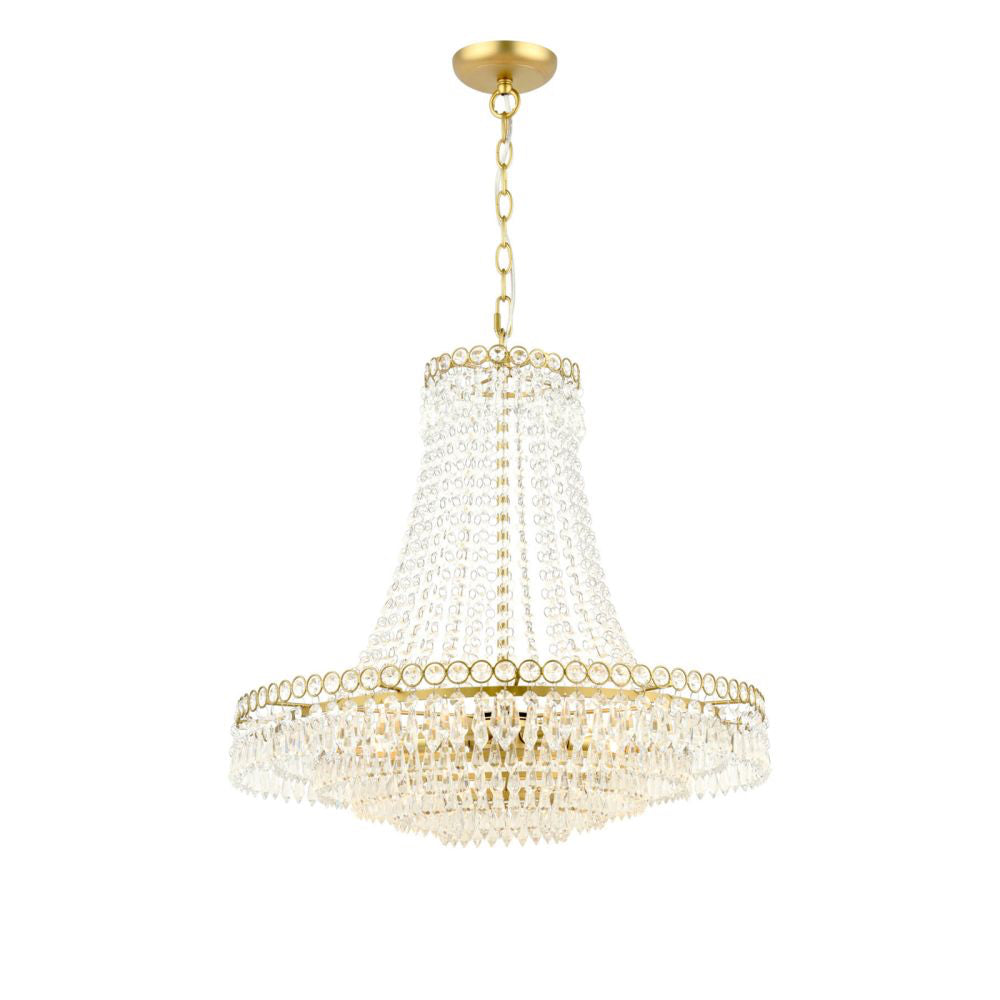 Laura Ashley Enid 5 Light Grand Chandelier Matt Antique Brass