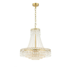 Laura Ashley Enid 5 Light Chandelier Matt Antique Brass