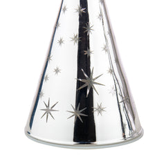 Laura Ashley Set of 2 Silver Lit Tree Ornaments