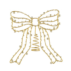 Laura Ashley Gold Lit Bow Christmas Tree Topper