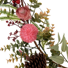 Laura Ashley Pink/Purple Pre Lit Plum Garland